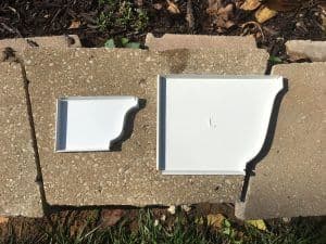 8 inch gutter downspout vs 6 inch gutter downspout