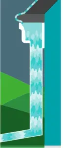 Gutter system drawing