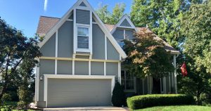 Overland Park house with advantage gutter guard installation