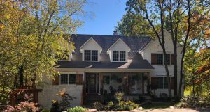 Shawnee house with advantage gutter guard installation