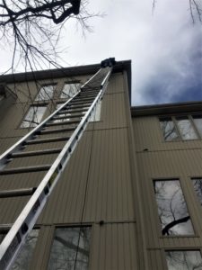 48 foot ladder installation
