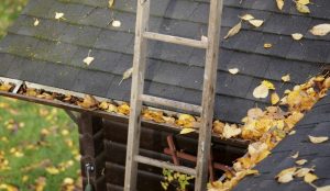 clogged gutters being unsafe
