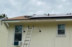 ladder-against-fox-4-winner's-home-ready-to-repair-thesoffit-and-fascia