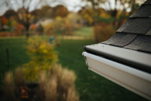 Beautiful Image of our installation of gutter guards on a home in kansas city